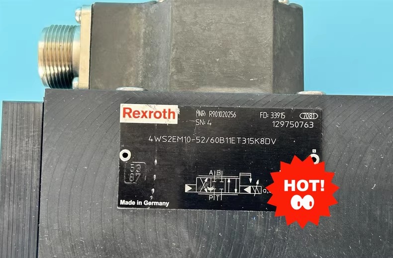 Rexroth R901020256 4WS2EM10-5X/60B11ET315K8DV High-Precision Servo Proportional Directional Valve | Bosch Rexroth Original Hydraulic Control Valve - Image 3