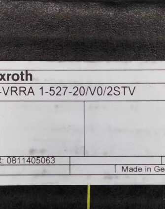 Rexroth Vacuum Tube Amplifier VT-VRRA 1-527-20/V0/2S 0811405063