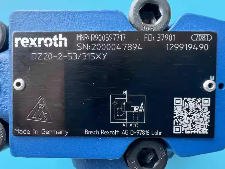 Rexroth Pressure Sequence Valve R900597717 DZ20-2-5X/315XY — High-Performance Hydraulic Protection Valve