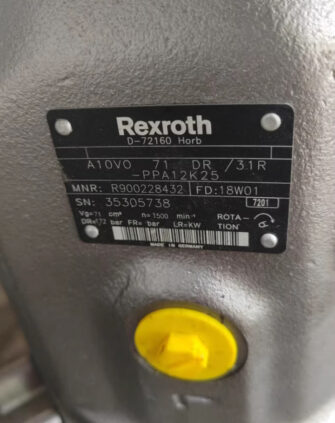 Rexroth A10VO71DR/31R-PPA12K25 Variable Piston Pump (R900228432)